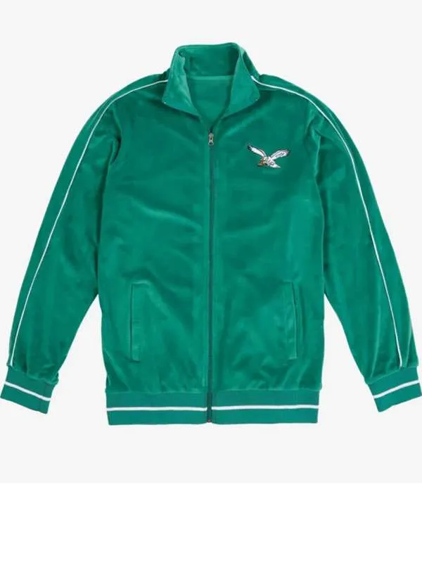 Eagles Velour Green Tracksuit For Sale