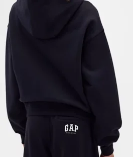 Gap × Victoria Beckham Heavyweight Navy Blue Hoodie For Sale