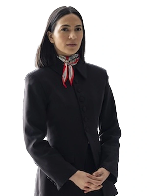 Gina Gosian TV Series CIA S01 Episode 9 Natalee Linez Black Coat