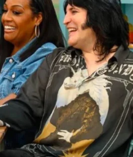 Great Celebrity Bake Off S09 Noel Fielding Printed Black Shirt