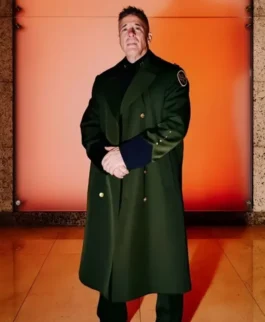 Gregory Bovino Green Trench Coat