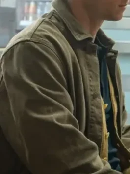 Jamie Bell Half Man Green Cotton Jacket