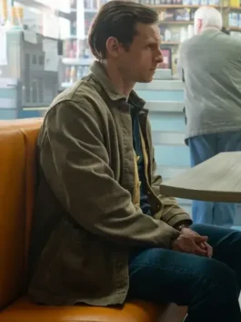 Jamie Bell Half Man Green Jacket