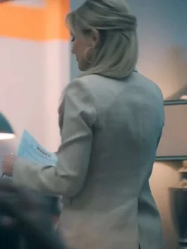 Kate Hudson TV-Series Running Point 2026 Isla Gordon Beige Wool Blazer For Sale