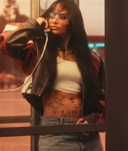 Kehlani Out The Window Leather Jacket For Sale