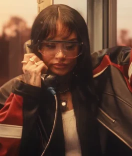 Kehlani Out The Window Rea Leather Jacket For Sale