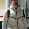 LA Dodgers 2026 Tech Fleece Windrunner Grey Jacket