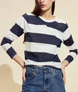 LIZ TV Series Shrinking Season 3 Christa Miller Striped T-Shirt