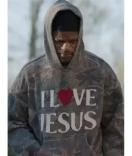 Lamar Jackson I Love Jesus Camo Hoodie