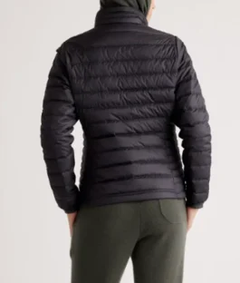 Lightweight Packable Black Puffer Jacket For Sale