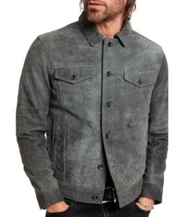 Marshals Season 1 Tatanka Means Gray Washed Jacket