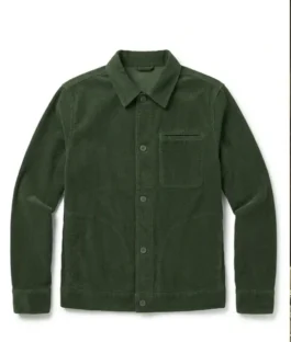 Noah Kahan The Great Divide 2026 Suede Leather Green Jacket