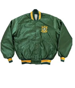 Oakland Athletics A’s Vintage 90s Green Jacket