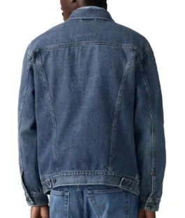 Outcome 2026 Keanu Reeves Reef Hawk Denim Trucker Blue Jacket