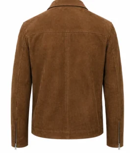 Ray Romano Running Point Season 2 Premiere Brown Suede Leather Jacket