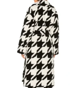 RhonniRose Mantilla TV Series Beyond the Gates 2026 Chelsea Hamilton Black And White Wool Coat