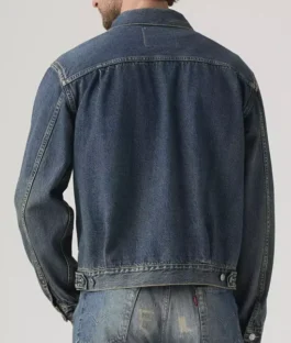 Riley Green TV Series Marshals Season 1 Episode 9 Garretts Denim Blue Trucker Jacket