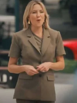 Running Point S02 Kate Hudson Brown Blazer