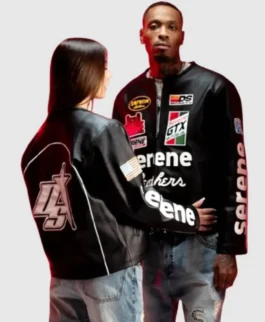 Serene GT Leather Black Jacket