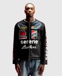 Serene GT Leather Black Jacket For Sale