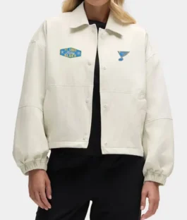 St. Louis Blues Heathered Bone Coach’s Jacket
