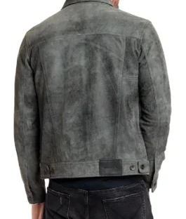 Tatanka Means TV Series Marshals Season 1 Miles Kittle Gray Washed Jacket