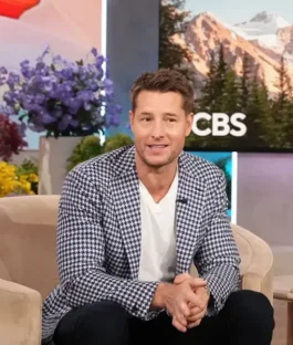 The Jennifer Hudson 2026 Justin Hartley Houndstooth Blazer For Sale