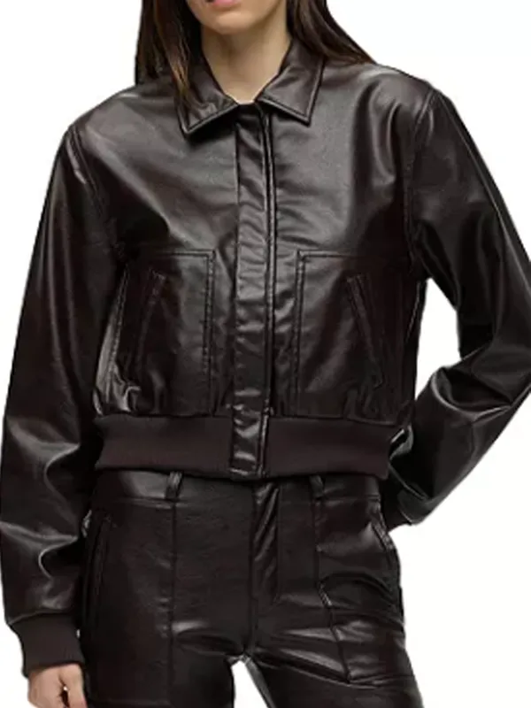The Rookie S08 Nyla Harper Brown Leather Jacket 2