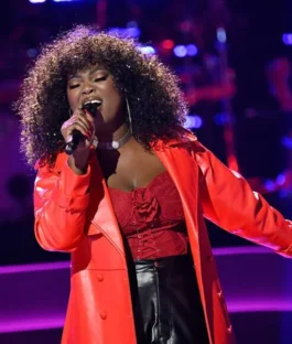The Voice Season 29 Alexia Jayy Red Trench Coat
