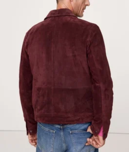 The Voice Season 29 Jared Shoemaker Maroon Trucker Jacket For Sale
