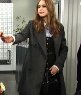 The Young and the Restless Hayley Erin Grey Coat