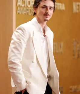 Timothee Chalamet Actor Awards 2026 White Blazer For Sale