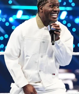 WWE SmackDown Lil Yachty White Cotton Jacket