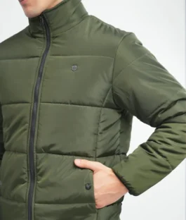 Windbreaker Green Puffer jacket FOr Sale