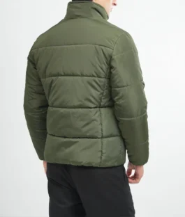 Windbreaker Green Quilted Puffer jacket For Men And Women