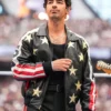 WrestleMania 42 Joe Jonas Star Real Leather Jacket