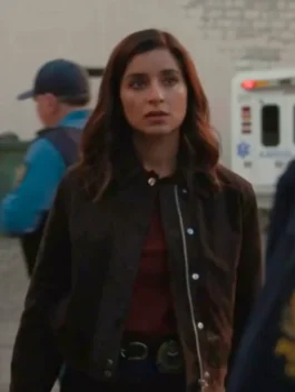 Supinder Wraich Suede Jacket highlighting professional finish and luxury full length sleeves with open hem cuffs.