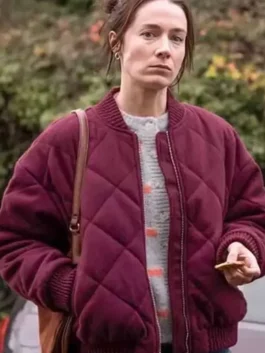 Babies S01 Lisa Quilted Jacket featuring professional fabric panels and luxury zipper closure.