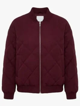 Babies S01 Lisa Quilted Jacket front view highlighting professional polyester grain and luxury side waist pockets.