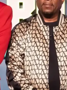 Bad Boys Martin Lawrence Satin Jacket in professional black finish with luxury side and inner pockets.