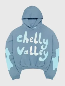 Chelly Valley Hoodie highlighting professional fleece grain and luxury rib knitted cuffs.