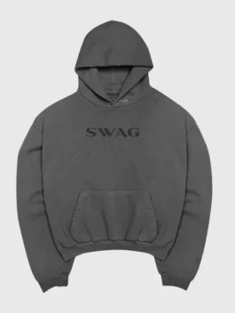 Coachella Justin Bieber SWAG Hoodie featuring professional fabric panels and luxury pullover closure.