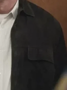 Euphoria Eric Dane Suede Jacket crafted in warm brown suede with button closure and a confident understated screen-inspired silhouette.