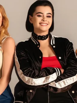 Euphoria S03 Kat Hernandez Black Varsity Jacket