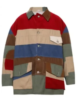 Euphoria S03 Zendaya Coleman Colorblock Jacket Front View