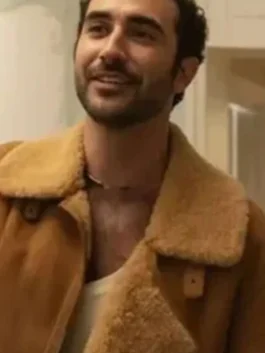 I Love LA Jordan Firstman Suede Jacket featuring professional suede panels and a luxury zipper closure.