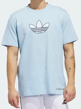 Italy World Cup 2026 Away Blue Graphic T Shirt in professional blue with luxury hooded collar details.