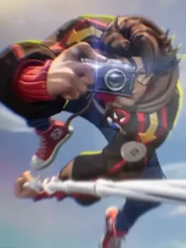 Peter Parker The Photographer Jacket hooded edition in dark brown leather with rib knitted cuffs and Marvel Rivals Spider-Man inspired everyday street style.