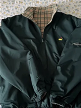 Masters Reversible Jacket highlighting professional fleece grain and luxury stand up style collar.