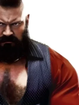 Street Fighter 2026 Zangief Black Vest from the Street Fighter movie in bold black fabric with a clean button closure and a commanding everyday silhouette.